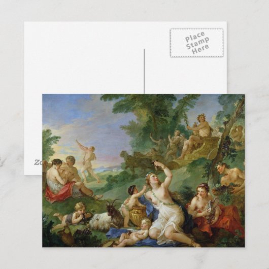 Carte Postale Le triomphe de Bacchus (Devant / Derrière)