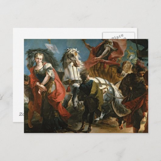 Carte Postale Le triomphe de Marcus Aurelius (Devant / Derrière)