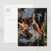 Carte Postale Le triomphe de saint Augustin 1664 (Devant / Derrière)