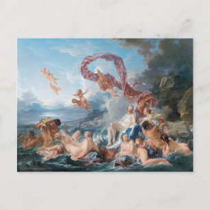 Carte Postale Le Triomphe de Vénus de Francois Boucher (1740)
