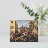 Carte Postale Le Triomphe Des Membres Par Hogarth William (Debout devant)