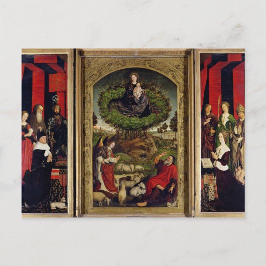 Carte Postale Le triptyque de Moïse et de Bush brûlant (Devant)