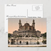 Carte Postale Le Trocadéro, Exposition universelle, 1900, Paris, (Devant / Derrière)