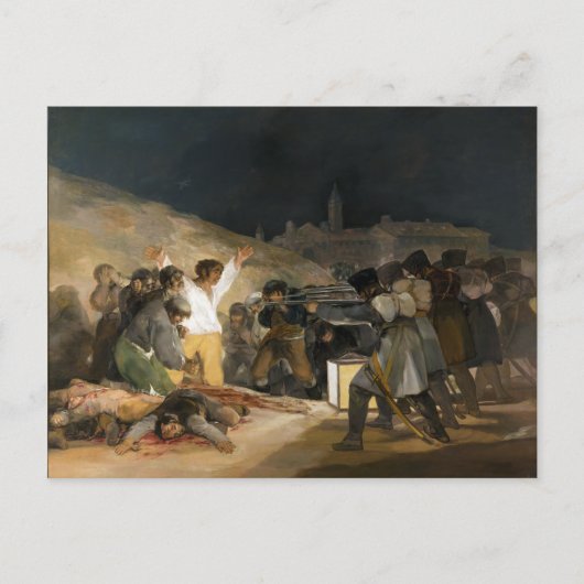 Carte Postale Le Trois mai 1808 de Francisco Goya (Devant)