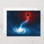 Carte Postale Le trou noir (Devant / Derrière)
