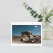 Carte Postale Le Tsigane endormi, Henri Rousseau (Debout devant)