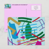 Carte Postale Le tsunami (Devant / Derrière)