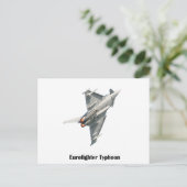 Carte Postale Le typhon de l'Eurofighter (Debout devant)