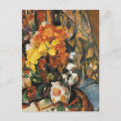 Carte Postale Le Vase Fleuri Paul Cezanne (Devant)