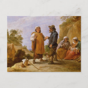 Carte Postale Le vendeur de Fortune