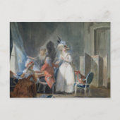 Carte Postale Le vendeur de mode (Devant)