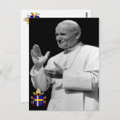 Carte Postale Le Vénérable Pape Jean-Paul II (Devant / Derrière)