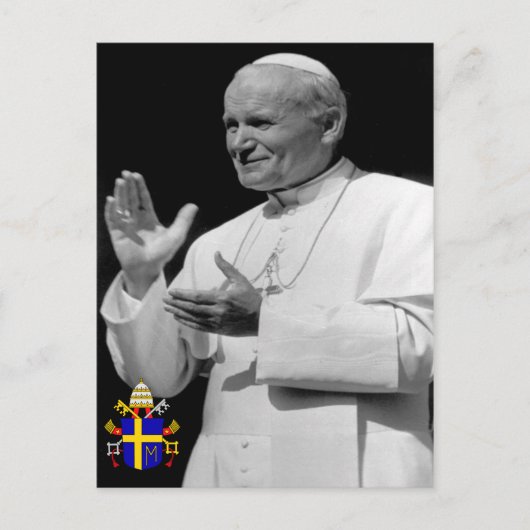 Carte Postale Le Vénérable Pape Jean-Paul II (Devant)