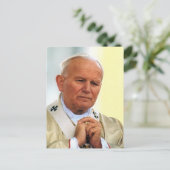 Carte Postale Le Vénérable Pape Jean-Paul II (Debout devant)