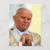 Carte Postale Le Vénérable Pape Jean-Paul II (Devant)