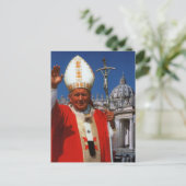 Carte Postale Le Vénérable Pape Jean-Paul II (Debout devant)