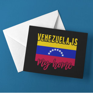 Carte Postale Le Venezuela est mon drapeau
