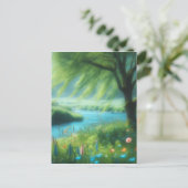 Carte Postale Le vent dans le vent (Debout devant)