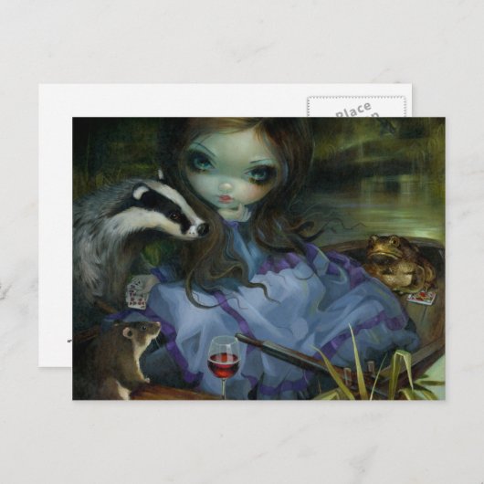 Carte postale "Le vent dans les saules" (Devant / Derrière)