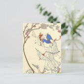 Carte Postale Le vent de George Barbier (Debout devant)