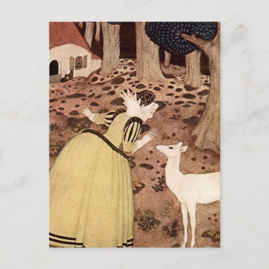 Carte Postale "Le vent" par Edmund Dulac (Devant)