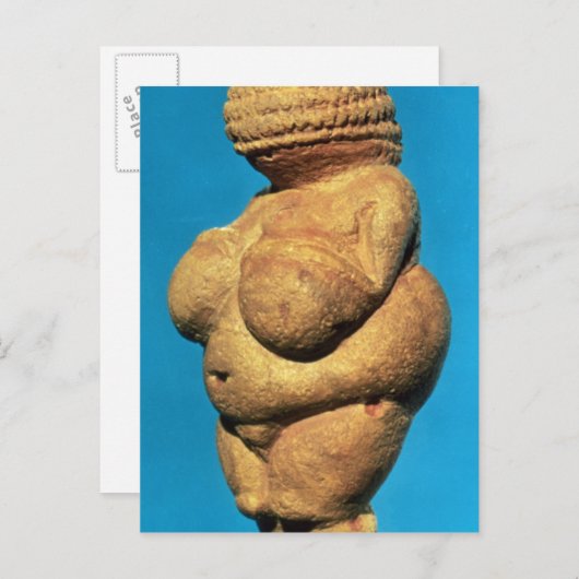 Carte Postale Le Vénus de Willendorf (Devant / Derrière)
