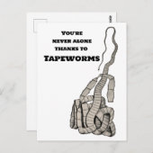 Carte Postale Le ver à tapis et vous (Devant / Derrière)