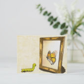 Carte Postale Le ver et le miroir ! (Debout devant)