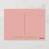 Carte Postale Le verger Apple (Dos)