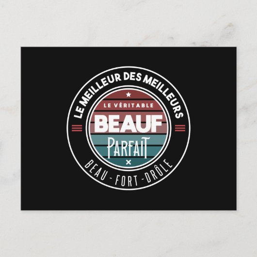 Carte Postale Le véritable beauf parfait (Devant)