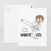 CARTE POSTALE LE VÉRITABLE KARATE KID (Devant / Derrière)