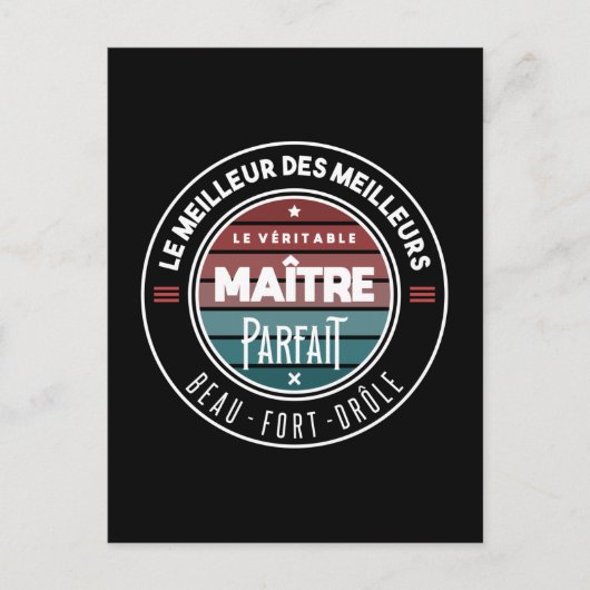 Carte Postale Le véritable maître parfait (Devant)