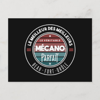Carte Postale Le véritable mécano parfait