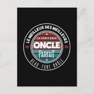 Carte Postale Le véritable oncle parfait
