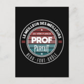Carte Postale Le véritable prof parfait (Devant)