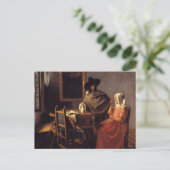 Carte Postale Le verre du vin (Debout devant)