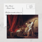 Carte Postale Le Verrou, Par Fragonard Jean-Honoré (Qualité Supé (Devant / Derrière)