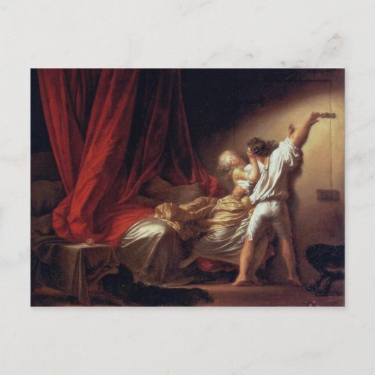 Carte Postale Le Verrou, Par Fragonard Jean-Honoré (Qualité Supé (Devant)