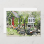 Carte Postale Le vert de Westport - Irlande (Devant / Derrière)