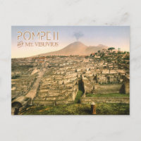Le Vésuve et les ruines de Pompéi en Italie