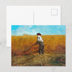 Carte Postale Le vétéran dans un nouveau champ Winslow Homer