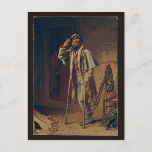 Carte Postale Le vétéran, Wood - Guerre civile Africain-Américai