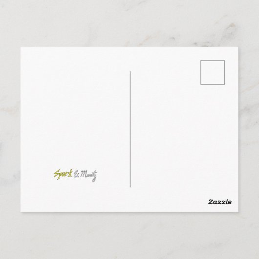 Carte Postale Le vide du tonnerre (Dos)