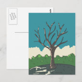 Carte Postale Le Vieil Arbre (Devant / Derrière)