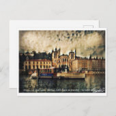 Carte Postale  Le vieux Lyon - La Saône (Devant / Derrière)