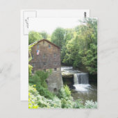 Carte Postale Le Vieux Moulin à Lanterman's Falls (Devant / Derrière)