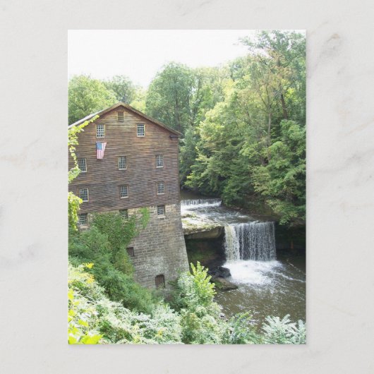 Carte Postale Le Vieux Moulin à Lanterman's Falls (Devant)