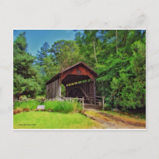 Carte Postale Le vieux pont couvert (Devant)