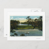 Carte Postale Le vignoble de Martha, la scène du lac Tashmoo (Devant / Derrière)