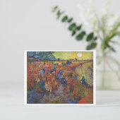Carte Postale Le Vignoble rouge | Vincent van Gogh | (Debout devant)